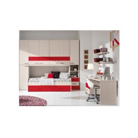 CAMERETTA A PONTE CON SCRIVANIA LATERALE