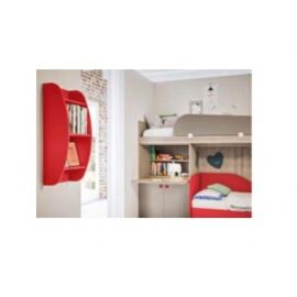 CAMERETTA LINEARE CON LETTO A SOPPALCO