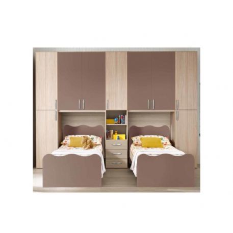 CAMERETTA A PONTE CON DUE LETTINI