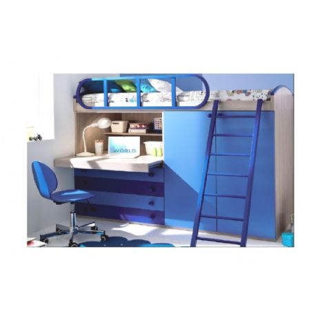 CAMERETTA CON SOPPALCO E POSTAZIONE LAVORO