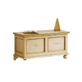 CASSAPANCA IN MASSELLO LACCATA IN AVORIO