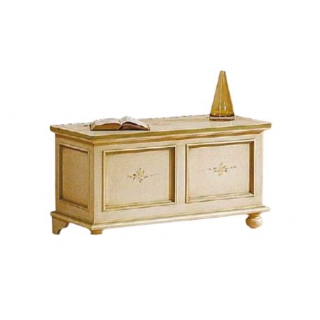 CASSAPANCA IN MASSELLO LACCATA IN AVORIO