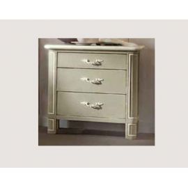 COMODINO 3 CASSETTI  LACCATI OPACO