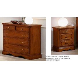 COMO 5 CASSETTI + COMODINO 3 CASSETTI