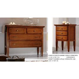 COMO 4 CASSETTI + COMODINO 3 CASSETTI
