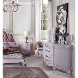 COMO 4 CASSETTI SAGOMATO CON INTAGLI