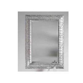 SPECCHIERA ARGENTO CON VETRO MOLATO