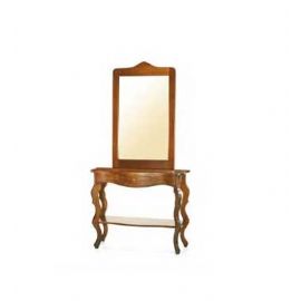 CONSOLLE IN LEGNO CON SPECCHIERA 