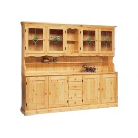 CRISTALLIERA 4  ANTE 4  CASSETTI E BASE 4 ANTE 4  CASSETTI CENTRALI