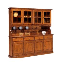 CRISTALLIERA 4 ANTE 4 CASSETTI