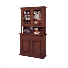 CRISTALLIERA 2 ANTE PANNELLO 2 ANTE A VETRO 2 CASSETTI