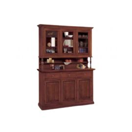 CRISTALLIERA 3 ANTE PANNELLO 3 ANTE A VETRO 3 CASSETTI