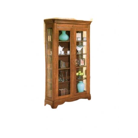 CRISTALLIERA 2 PORTE CON VETRI SUI FIANCHI