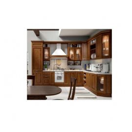 CUCINA ANTA IN CASTAGNO MASSICCIO ANGOLARE