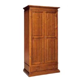 ARMADIO IN LEGNO PINO 2  ANTE  E UN CASSETTO