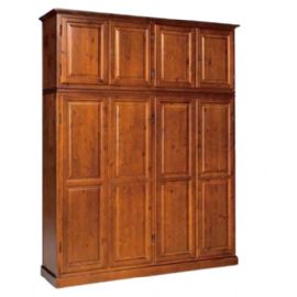ARMADIO IN LEGNO PINO 8  ANTE