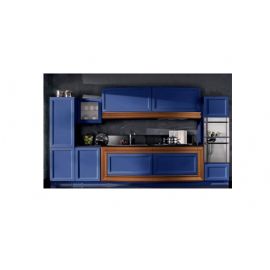 COMPOSIZIONE CUCINA  LINEARE CON BASE E CAPPA SAGOMATE