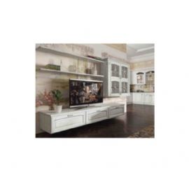 CUCINA ANGOLARE BIANCO ARGENTO