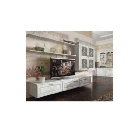 CUCINA ANGOLARE BIANCO ARGENTO