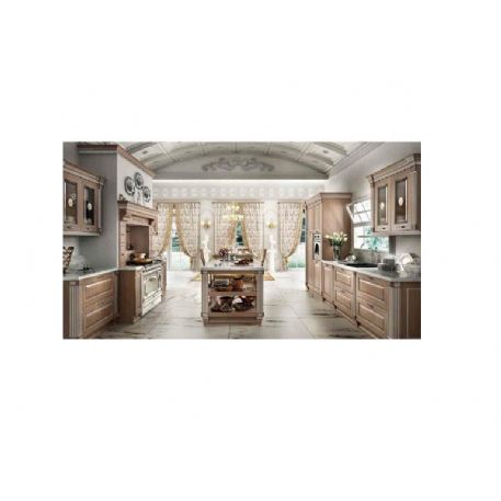 CUCINA 2 PARETI CRETA ARGENTO