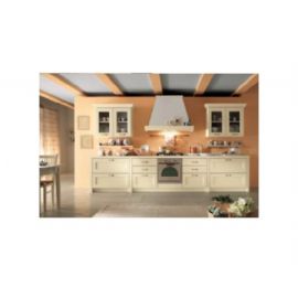 CUCINA IN FRASSINO AZZURRO 3 PARETI