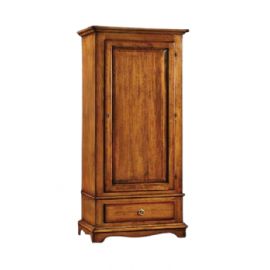 ARMADIO 1 PORTA CON CASSETTO MASSICCIO