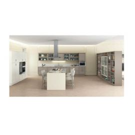 CUCINA  MODERNA LINEARE CON ZONA CUCINA 