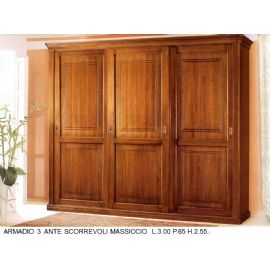 ARMADIO 3 ANTE SCORREVOLI MASSICCIO