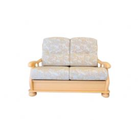 DIVANO DUE POSTI FINITURE ROVERE