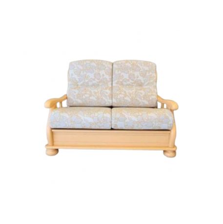 DIVANO DUE POSTI FINITURE ROVERE