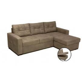 DIVANO 3 POSTI A LETTO CON PENISOLA CONTENITORE