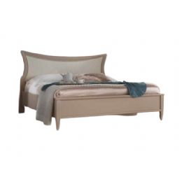 LETTO  MATRIMONIALE IN LEGNO MASSICCIO LACCATO