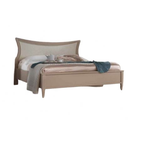 LETTO  MATRIMONIALE IN LEGNO MASSICCIO LACCATO