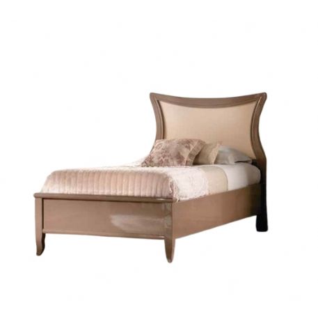 LETTO  SINGOLO IN LEGNO MASSICCIO LACCATO