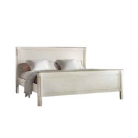 LETTO  MATRIMONIALE IN LEGNO MASSICCIO LACCATO