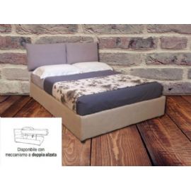 LETTO CON CONTENITORE COMPRESA RETE A DOGHE