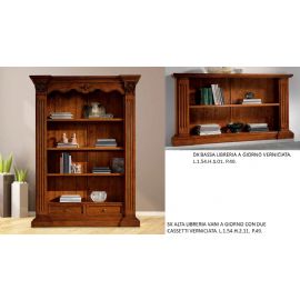 BASSA LIBRERIA A GIORNO VERNICIATA