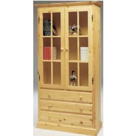 LIBRERIA 2 ANTE E 3 CASSETTI