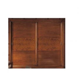 ARMADIO DUE ANTE SCORREVOLI E CON DECORI