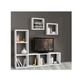 PORTA TV BIANCO FRASSINATO