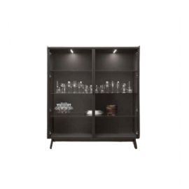 MADIA CON DUE ANTE A VETRO E LUCI INTERNE