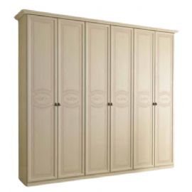  ARMADIO 6 ANTE CLASSICO A BATTENTE DECORATO