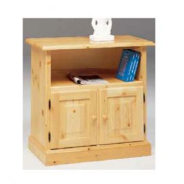 PORTA TV 2 ANTE E VANO IN LEGNO DI PINO