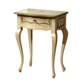 PORTA TELEFONO LACCATO DECORATO ANTICHIZZATO