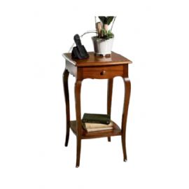  PORTA TELEFONO 1 CASSETTO CON RIPIANO VERNICIATO  ANTICHIZZATO.