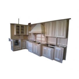 CUCINA CLASSICA  ANGOLARE MASSICCIA  GREZZA