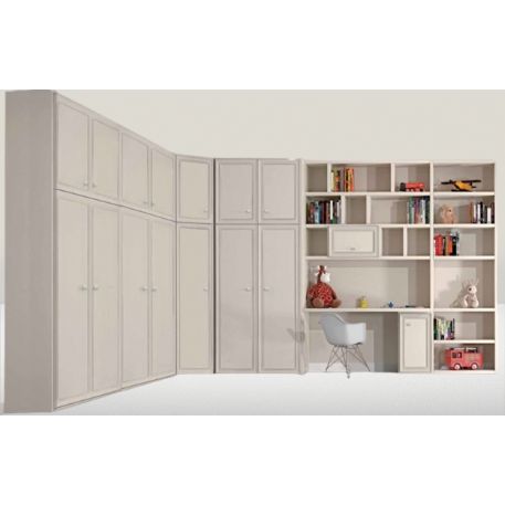 ARMADIO ANGOLARE  E ZONA STUDIO