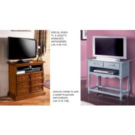 PORTA TV  6 CASSETTI VERNICIATO  ANTICHIZZATO