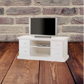 CASSAPANCA PORTA TV  4 CASSETTI  2 VANI A GIORNO LACCATA