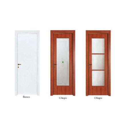  PORTE A 3 VETRI CILIEGIO